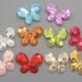 20 Padded Sequin Butterfly Appliques 10 Color EA1