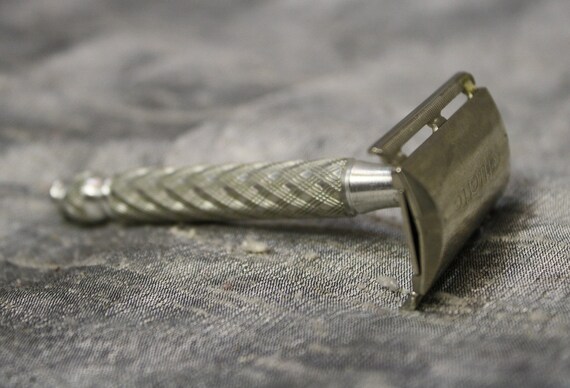 Vintage Gillette Safety Razor Double Head by eveningangel