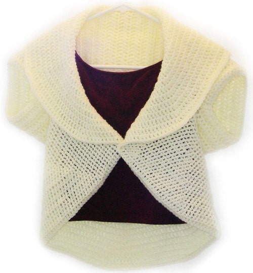 Circular Shrug - PDF Crochet Pattern - Instant Download