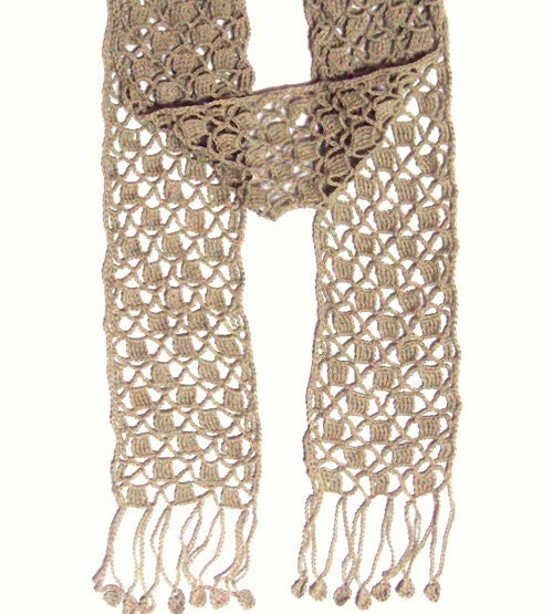 Squarenet Scarf PDF Crochet Pattern by CrochetSpotPatterns