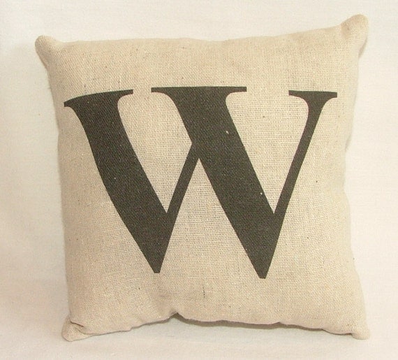 Custom Monogram Pillow