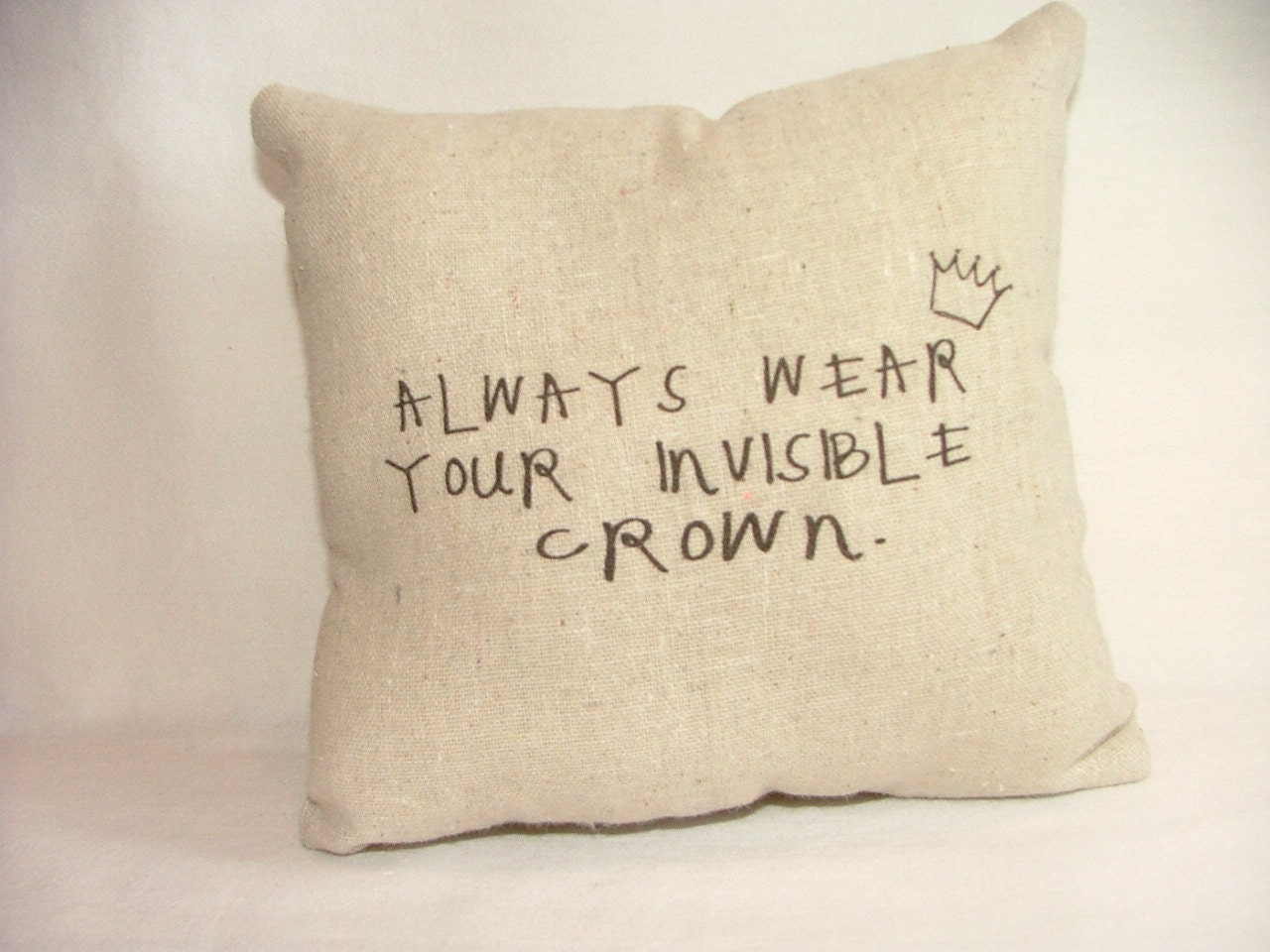 Princess Invisible Crown Pillow