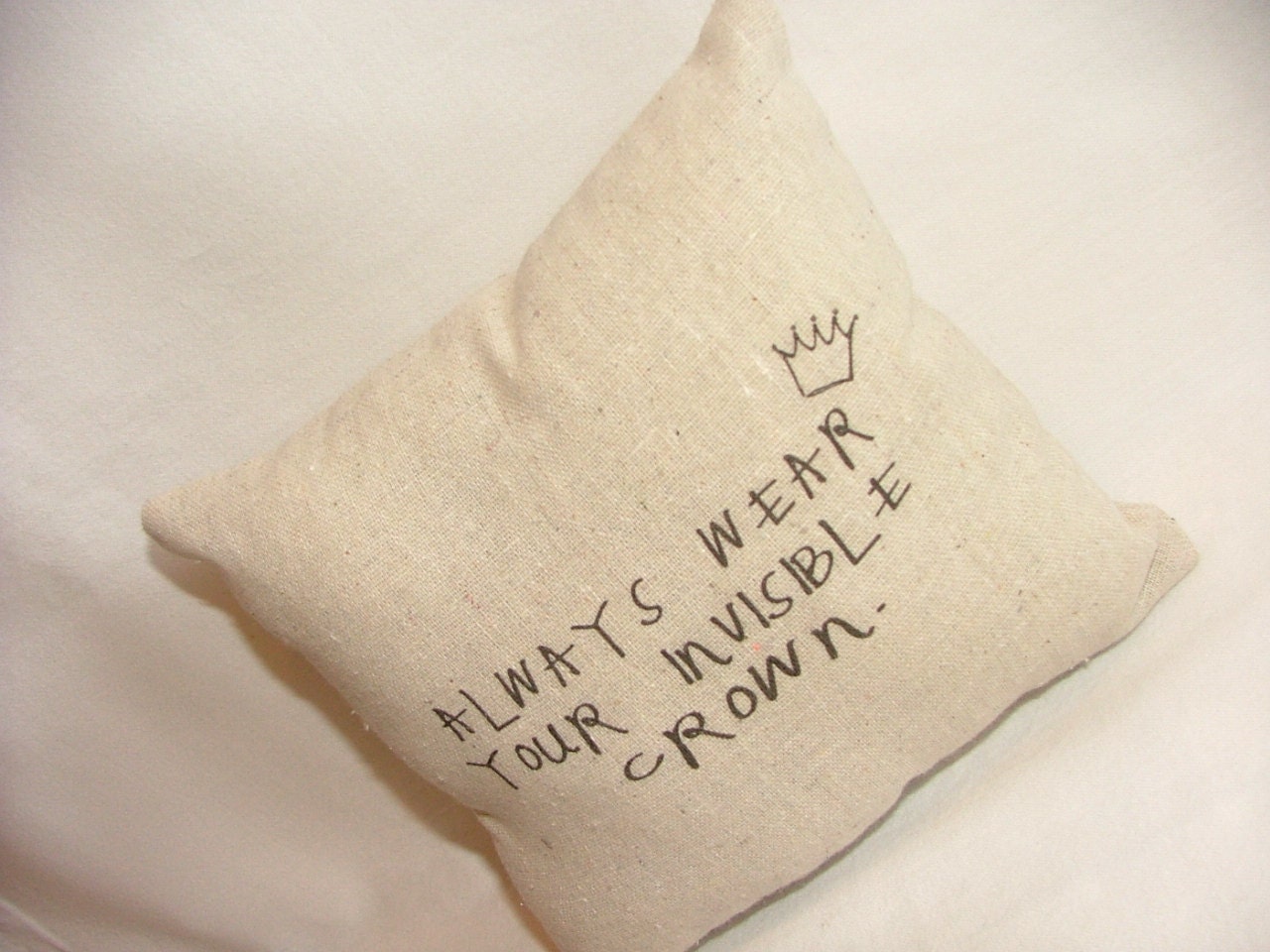 Princess Invisible Crown Pillow