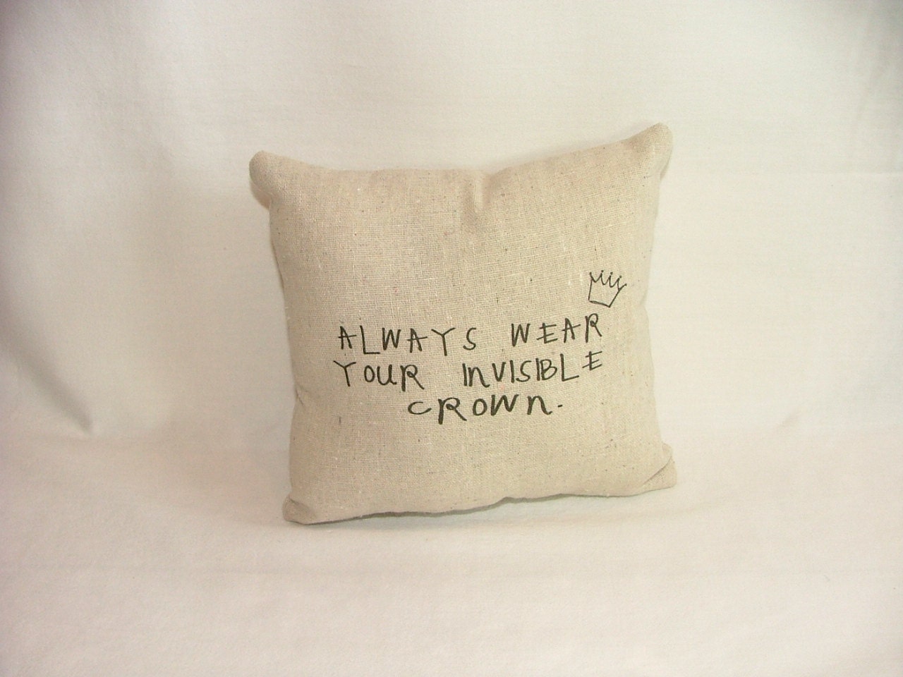 Princess Invisible Crown Pillow