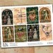 Digital Valentine ATC Download - Bride Wedding Anniversary Bird Animal Folk Art ACEO Collage Scrapbooking Clip Art CS15V