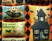 Set of 10 Grungy Primitive Halloween Bowl Filler Ornies Tucks