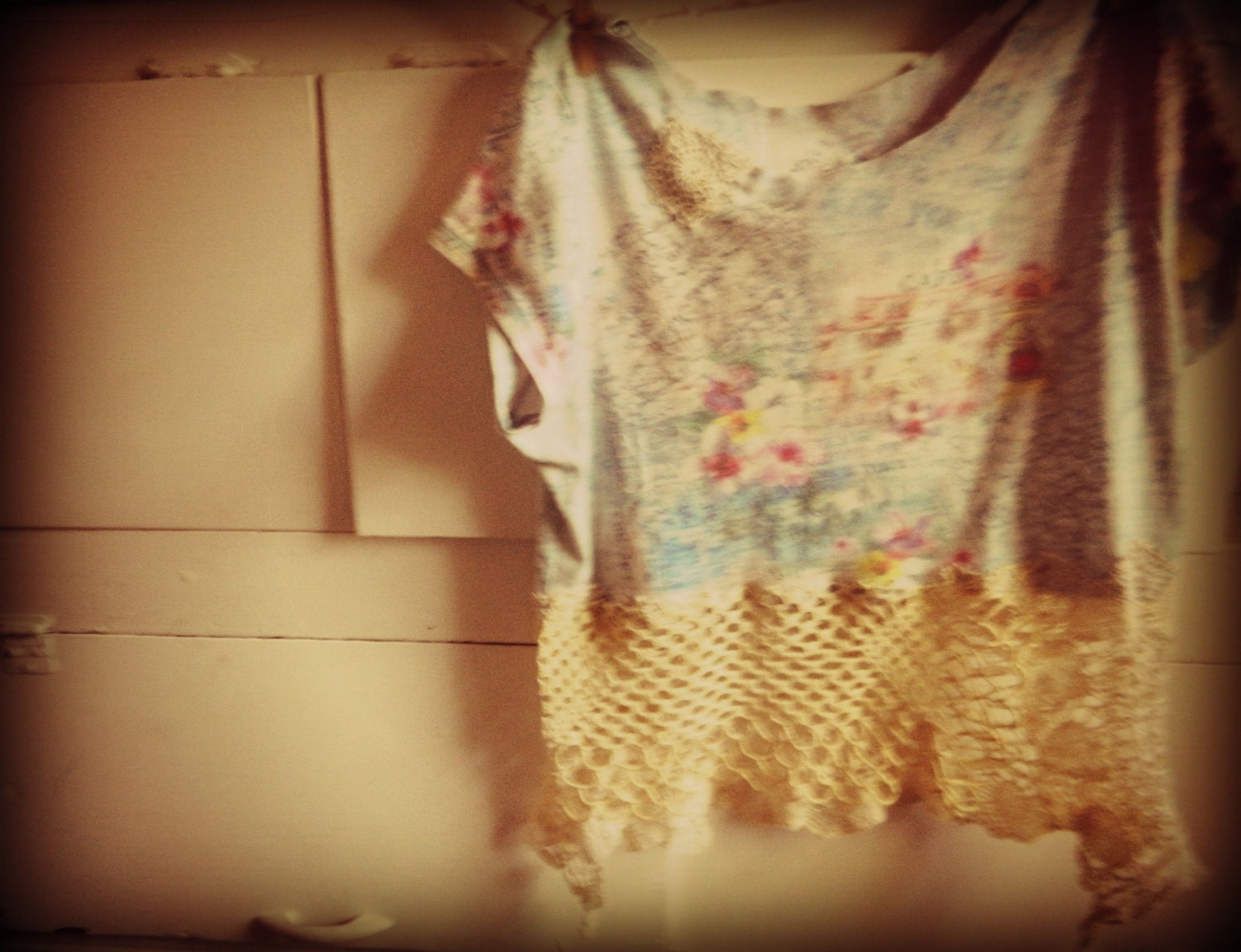 Plus size oversized upcycled tee tshirt, shabby chic, eco friendly, boho bohemian, size large xlarge