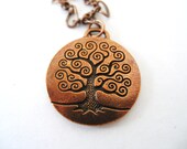 CELTIC Copper Tree of Life Necklace