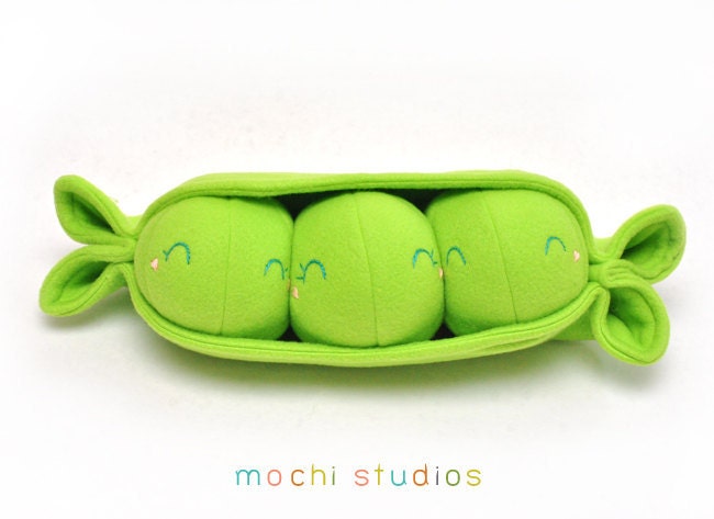 Three Peas in a Pod Plush