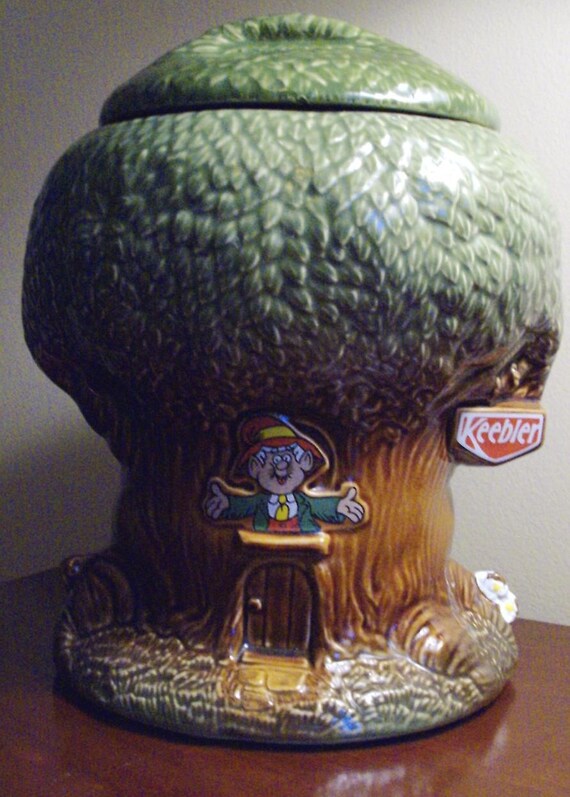 Keebler Elf Cookie Jar by VintageValuesNJ on Etsy