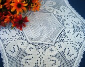 Crochet Butterfly doily