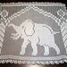 Crochet Elephant Doily