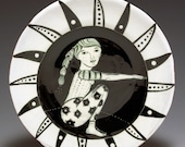 Nancy's Squat Challange - Ceramic Dessert Plate