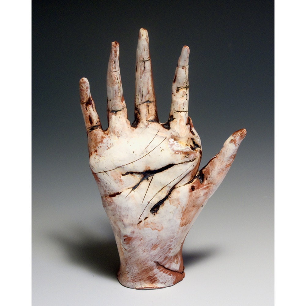 Ceramic Hand Sculptures