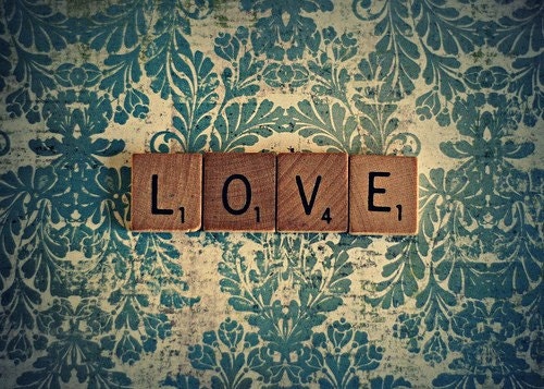 Art Photography Print - It's Spelled Love 5x7