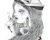 Storm in a Tearcup...open edition A4 art print