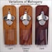 Mahogany and Stainless Steel Cap Catcher Bottle Opener - Magnetic or Wall-Mount