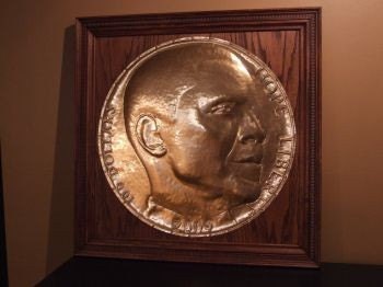 Barack Obama Hope and Liberty Wall Medallion