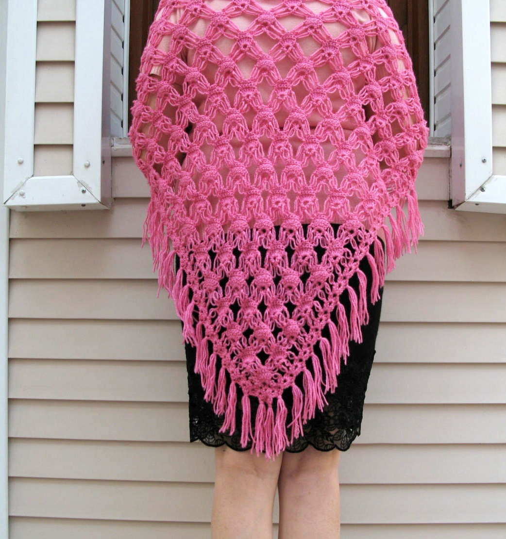 PDF Tutorial Crochet Shawl Pattern
