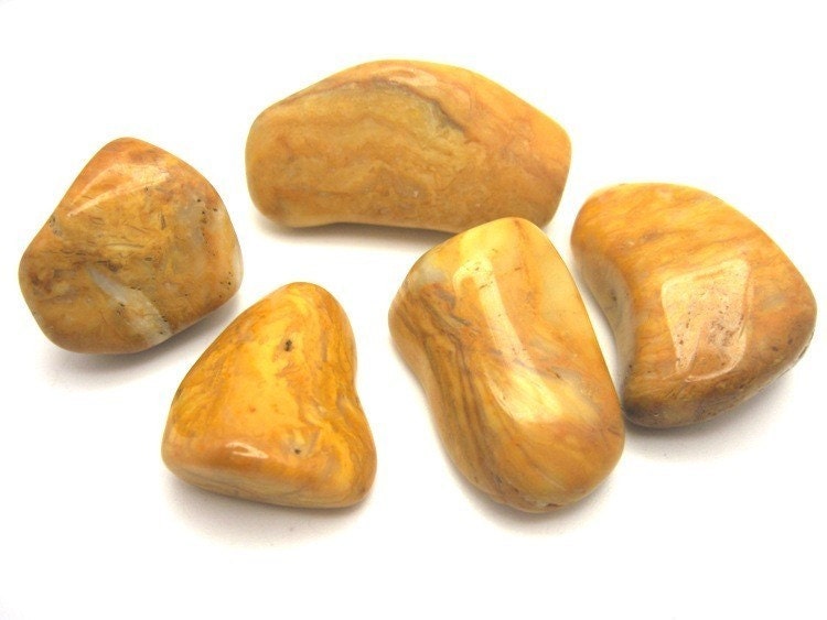 Yellow Jasper Tumbled Stones