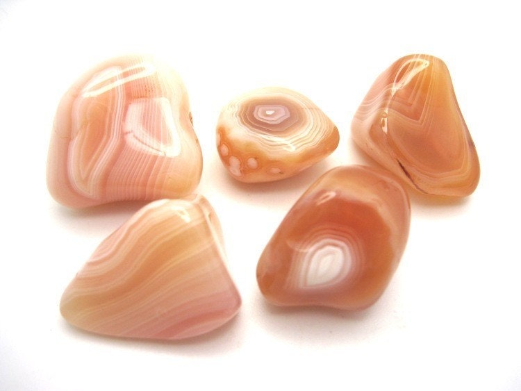 Apricot Agate Tumbled Stones