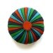 Lambswool round bright cushion 40cm