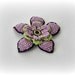 Lilac Crochet Flower,  Crochet, 3 D flower, Applique, Spring, Mothers day, Summer