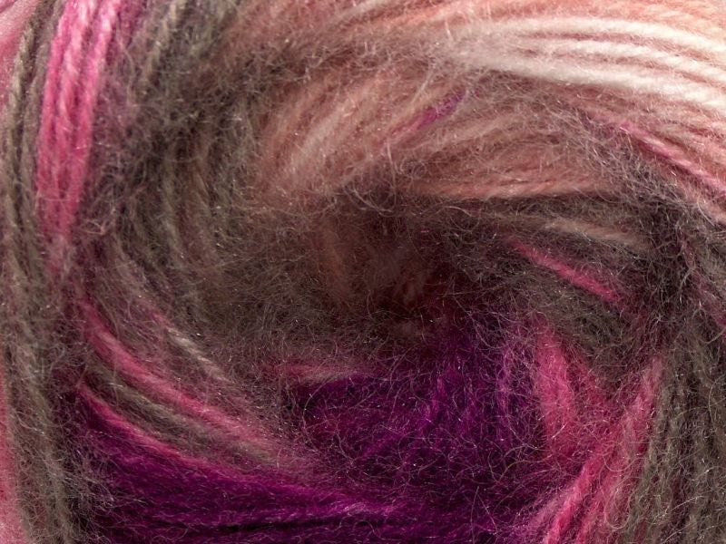 Angora Magic Purple Pink Camel