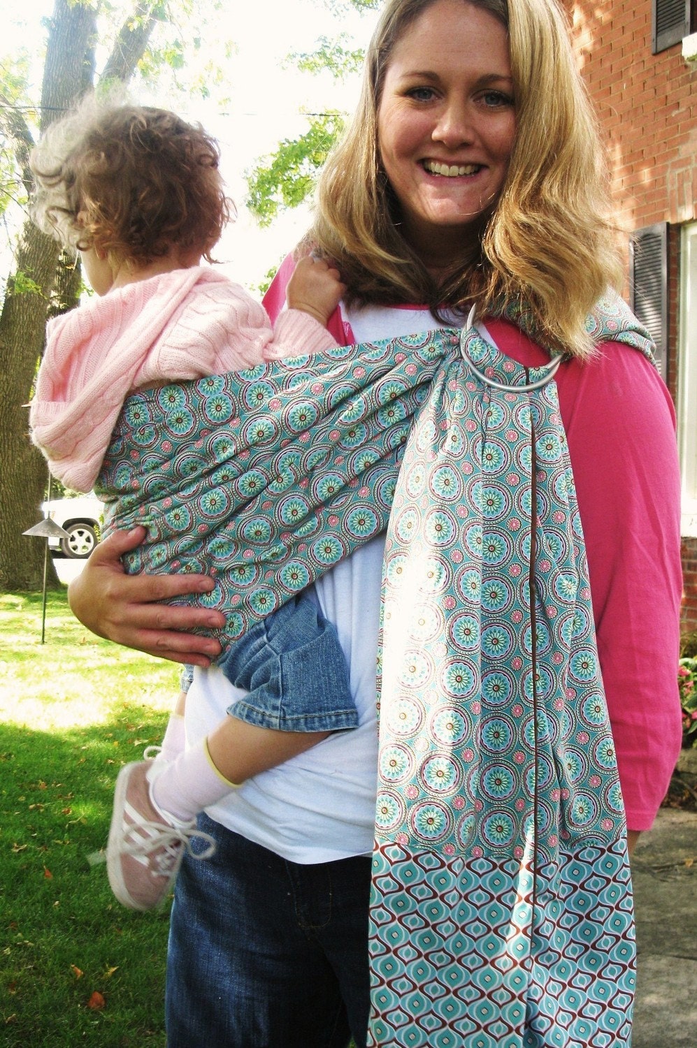 Sweet Kaleidoscope- Adjustable Baby Sling READY TO SHIP