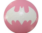 Pink and White Batman Knobs
