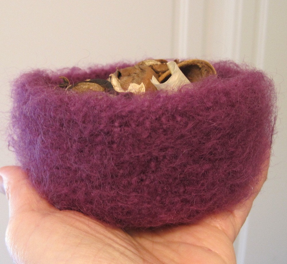 Felted Bowl for Your Desk