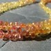 AA Multi Color African Sapphire faceted briolettes, 1/2 strand, 2.8 x 2.5 - 5 x 3mm