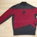 Upcycled Mens Star Trek Merino Wool Cycling Jersey (Red/Black)
