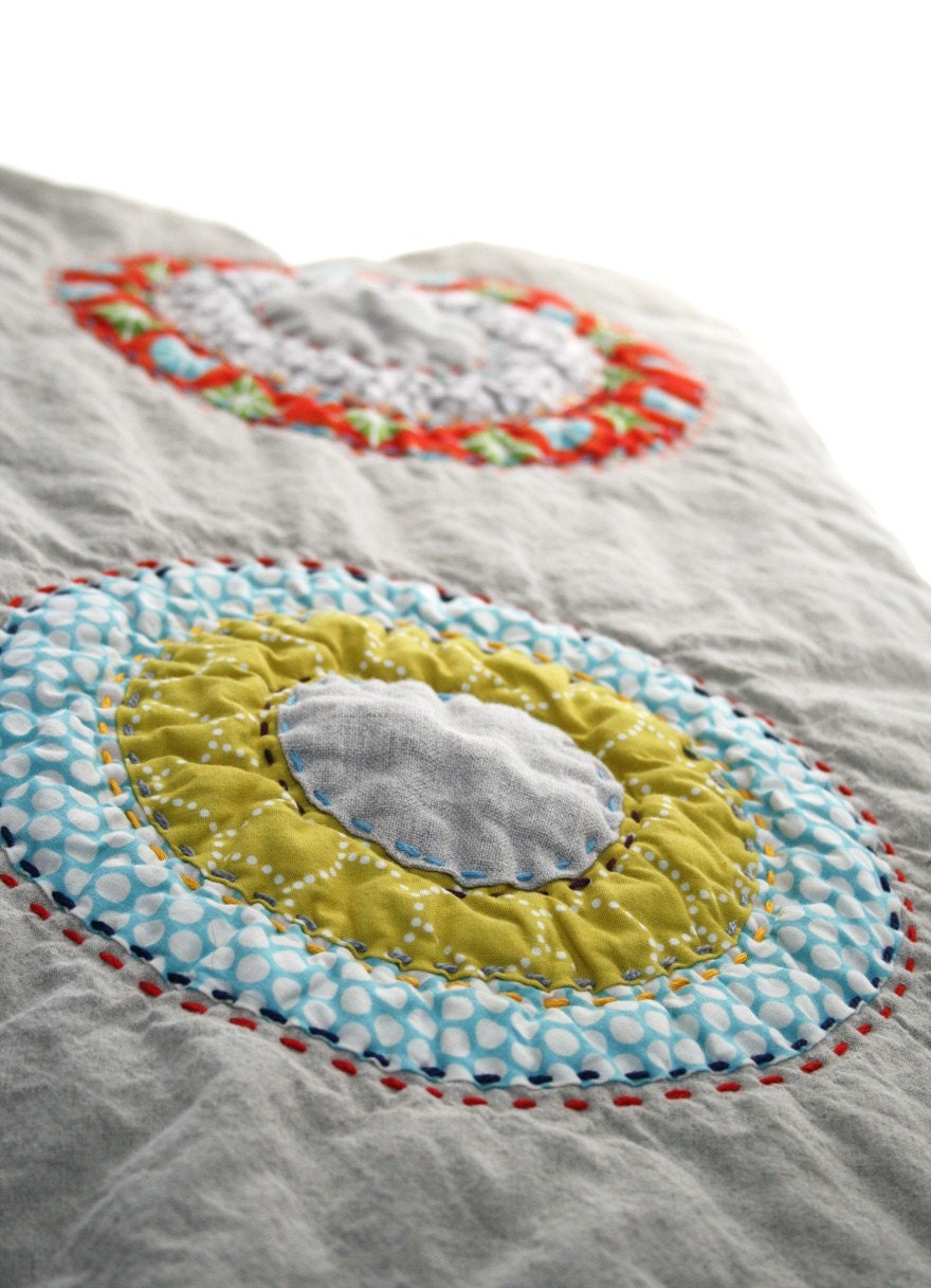 Circles and Dots Handmade Quilt