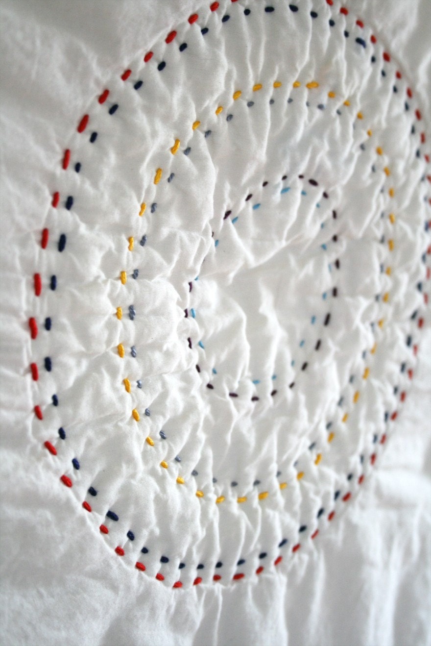 Circles and Dots Handmade Quilt