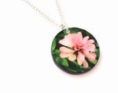 Pink Blossom Pendant - Love