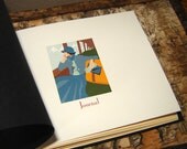 Handmade Journal - Woman on a Train