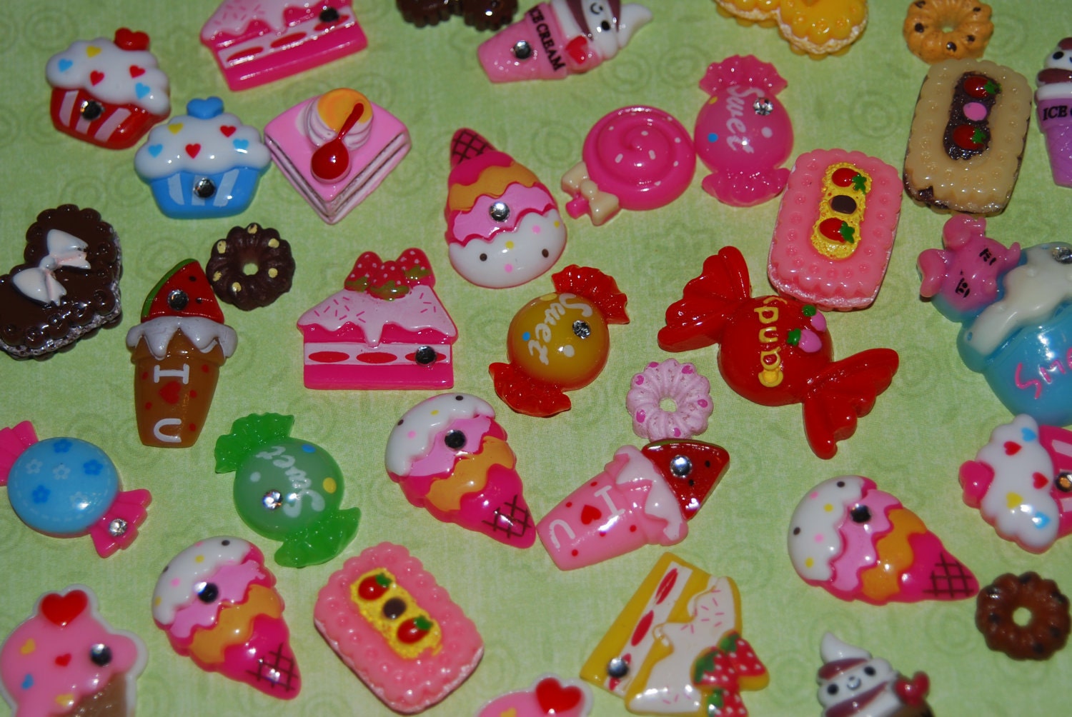 Sweets cabochons - 25 pcs Destash Sale