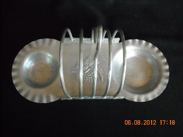 vintage forged aluminum tray