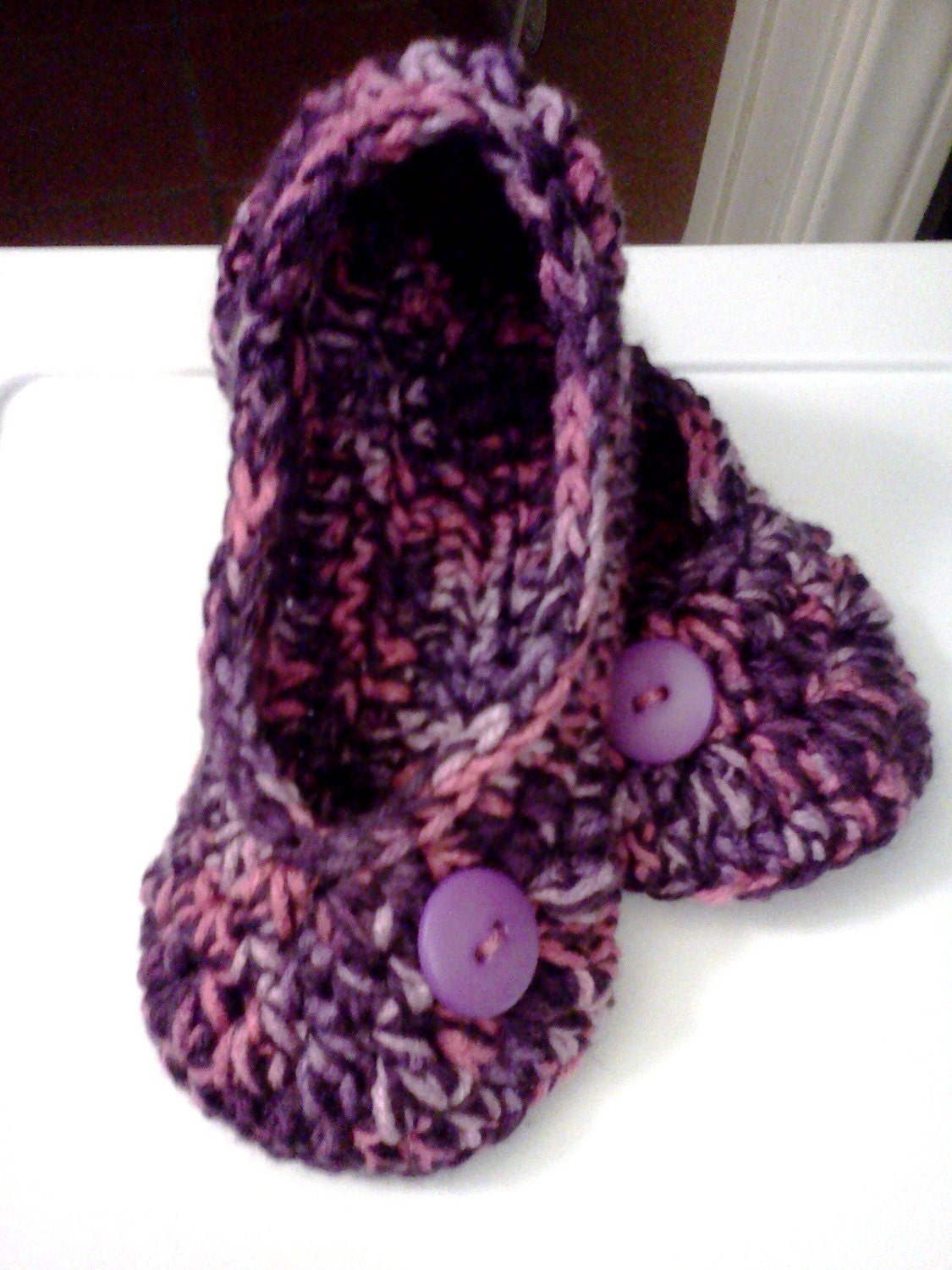 Ladies Slippers....in Plum Pudding..... YOUR SIZE
