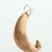 When Wren Dreams Necklace - a crescent moon & the tiniest of birds