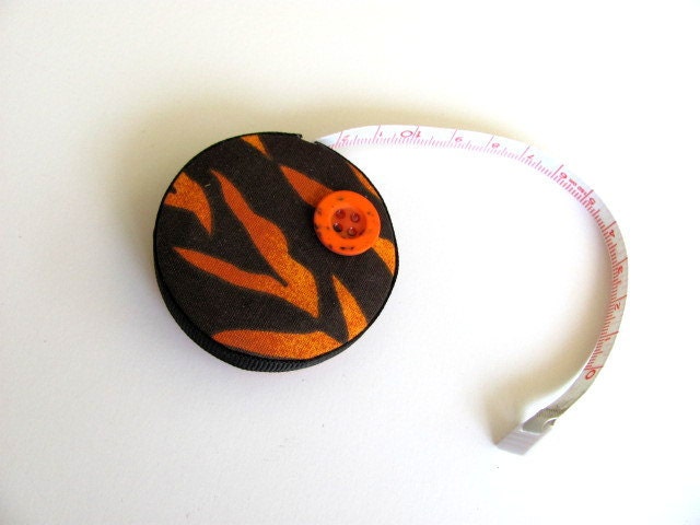 Tiger Fabric Covered Tape Measure