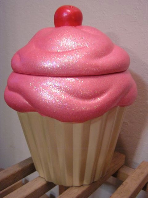 Cotton Candy Cupcake Jar
