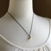Silver Necklace, Gold Brass Ball Pendant Oxidized Sterling Silver Necklace - Frog Prince