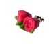 Pink Rose Clay Earrings