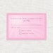 romantic RSVP or loose insert