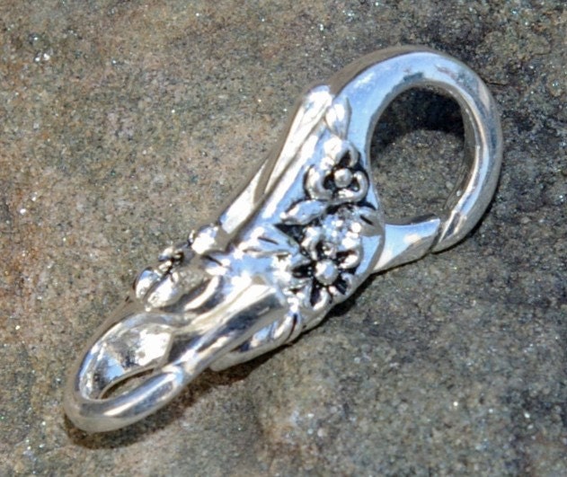 Sterling Silver Double Sided Lobster Clasp by FontenotGlass