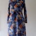 vintage dress / juan gris dress / UK 14 / 1970s