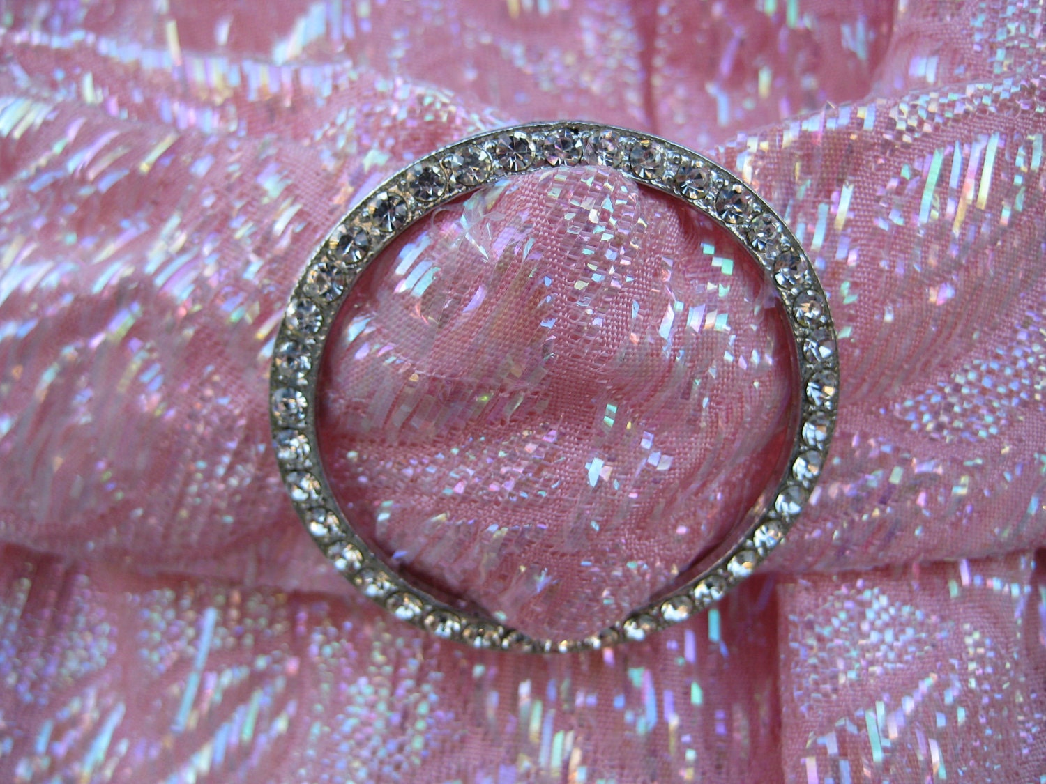SHIMMERY PINK 1960s brocade shift DRESS