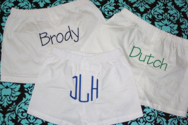 Boy BOXERS DIAPER COVER Free monogram or name